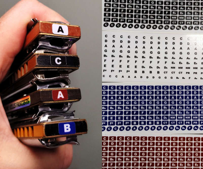 Key Label Stickers